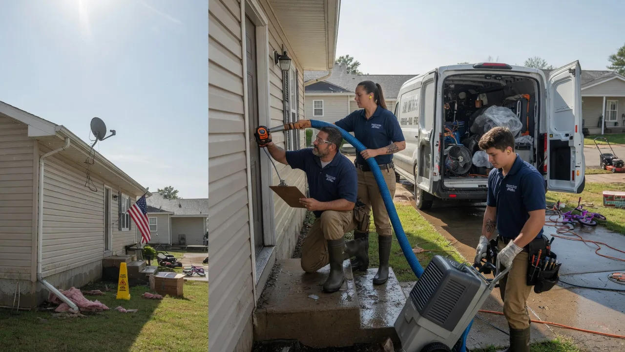 Ceiling Water Damage Restoration in Schulter, OK near me