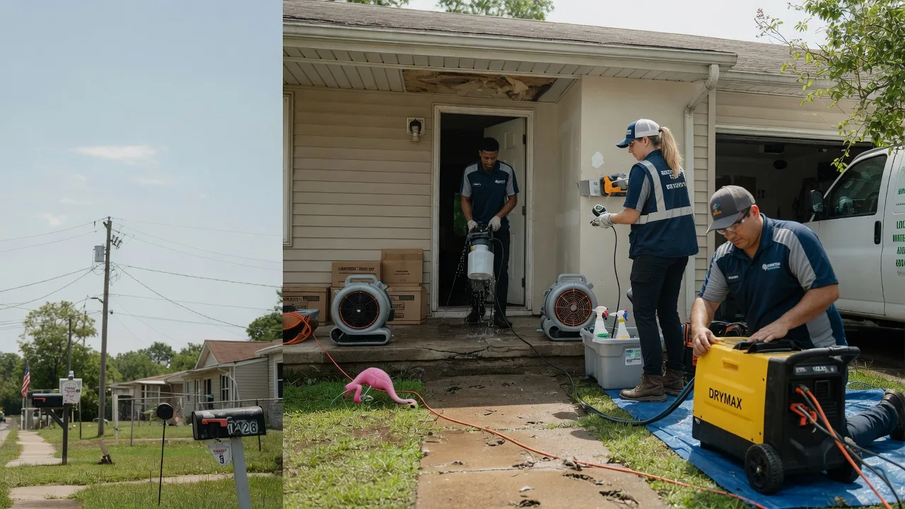 Storm Damage Water Removal in Schulter, OK near me